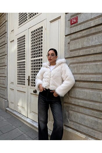 BE CHİC ΓΥΝΑΙΚΕΙΑ ΚΑΘΕΤΟ ΓΙΑΚΑ ΜΕ ΦΕΡΜΟΥΑΡ LOLITA FUNNY FUR BTA1003