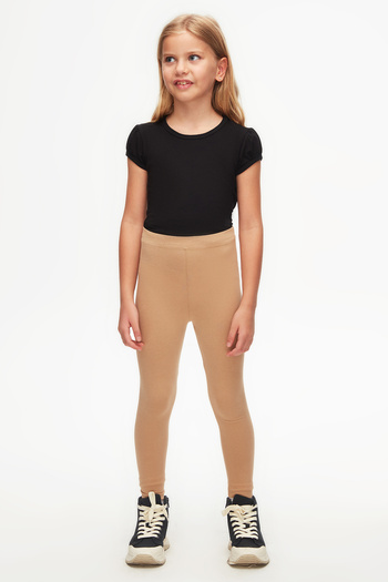 LOVETTI BaSic Girl'S Summer LeggingS - Milky Brown