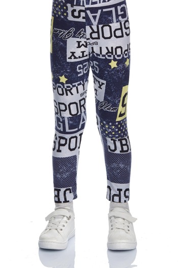 LOVETTI Patterned Sporty Glam Girl's Summer Tights