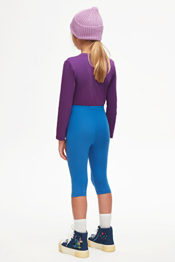 LOVETTI Leggings de bază Saks sub genunchi Capri pentru fete