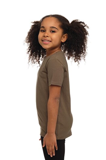LOVETTI Πράσινο μπλουζάκι UniSex KidS - Καμουφλάζ, λαιμόκοψη, κοντό μανίκι