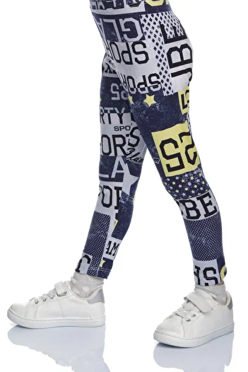 LOVETTI Patterned Sporty Glam Girl's Summer Tights