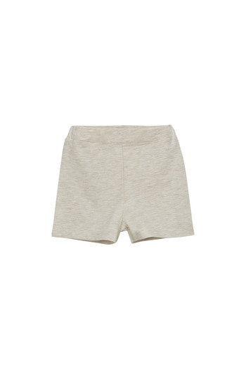 LOVETTI Light Beige MelAnge Girl's DAnce Shorts - Basic