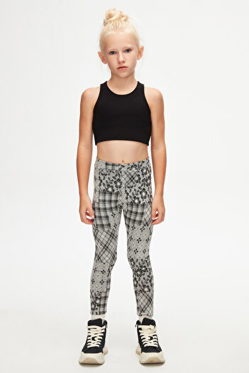 LOVETTI Girl's Patterned knitted Tights - Cranky Winter