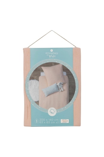 Atmosphera Lili Cotton Gauze Bed Linen Set 140 x 200cm 195898C
