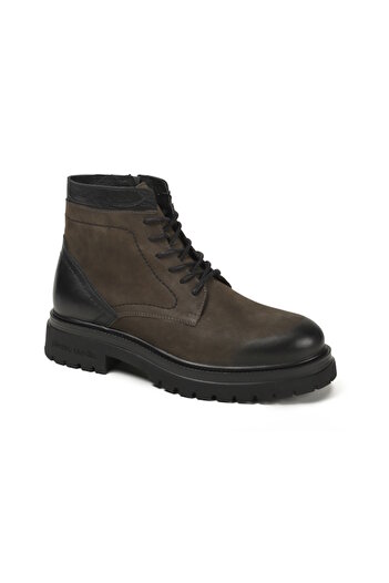 Pierre Cardin Pc-77812 Khaki Nubuck Leather Men's Casual Boots