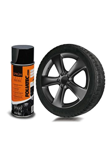 FOLIATEC Jant Metal Sprey Folyo Yüzey Kaplama Seti 2x400ml. Antrasit Metal Mat