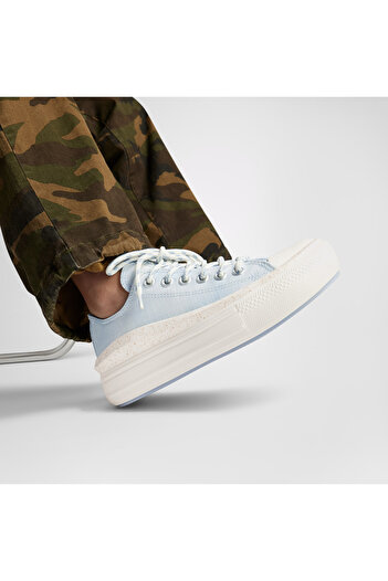 Converse Chuck Taylor All Star Move Unisex Mavi Platform Sneaker
