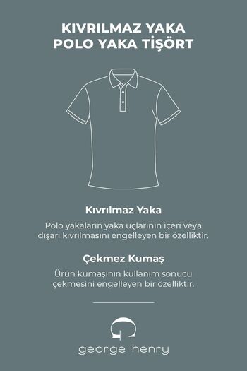 George Henry Pack of 5 Non-Shrinkable Cotton Fabric Non-Curling Polo Collar Slim Fit Slim Fit Men's T-Shirts