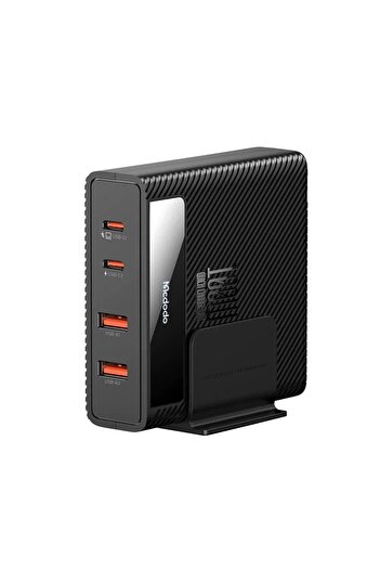 Mcdodo Ch-1802 100w Usb Typec Giriş Powigan Hızlı Şarj Adaptörü Kablo - Siyah