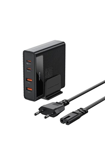 Mcdodo Ch-1802 100w Usb Typec Giriş Powigan Hızlı Şarj Adaptörü Kablo - Siyah