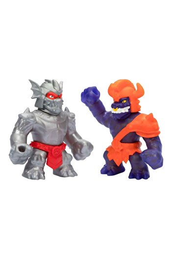 Goojitzu Knight Blazagon Vs Corruptagon 2-Piece Stretch Strikers Figure Set - 42789