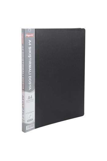 Bigpoint Matte Black Compressed A4 File - X 2 Pieces