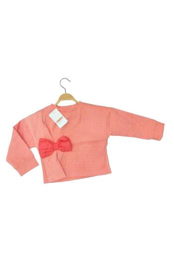 Çikoby Girl's Bow Woven Blouse