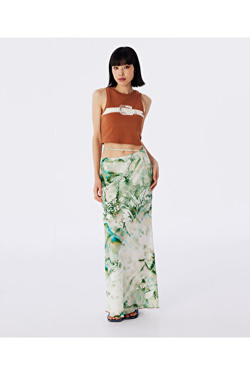 Twist Tie-dye pattern skirt
