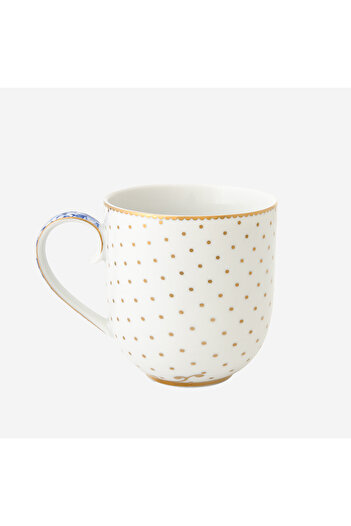 Pip Studio Royal White Beyaz Porselen Kupa 260 Ml