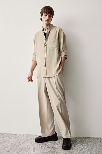 H&M Lyocell Gömlek Regular Fit