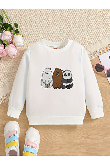 Let's Wear Φούτερ για κορίτσι/αγόρι με στάμπα We Are Bears