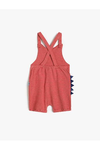 Koton Dinosaur Detailed Adjustable Strap Jumpsuit Salopet
