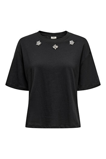 JDY Jdyluna S/S T-Shirt - Jrs Exp 15350048   Cloud Dancer