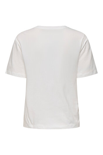 JDY Jdyluna S/S T-Shirt - Jrs Exp 15350048   Cloud Dancer