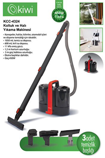 Kiwi Kcc-4324 Koltuk ve Halı Yıkama Makinesi