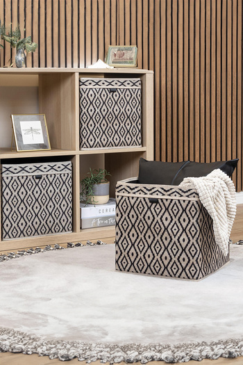Emofom Bohe Square Shelf Organizer Shelf and Closet Organizer (30 X 30 X 30 cm)