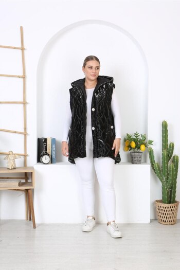 Sum Hooded Special Coating Vest
