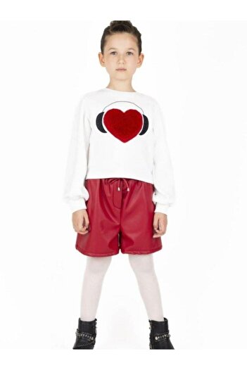 Best Girl's Heart Plush Sweatshirt
