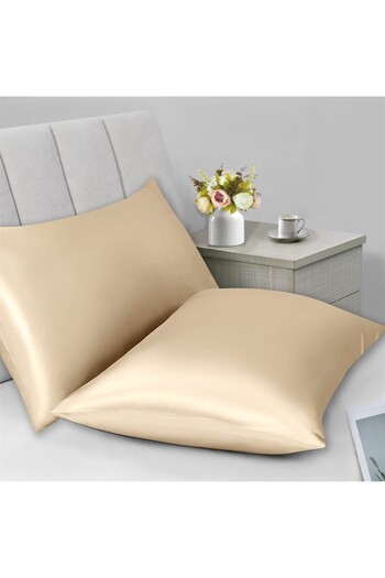 Evim Organic Cotton Satin Cappuccino 2-Piece Pillowcase 50X70 cm