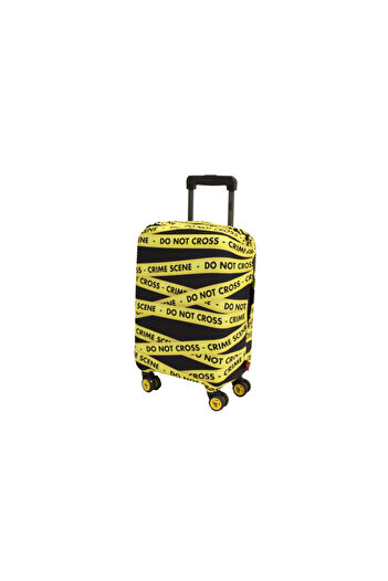 MY SARACİYE My Saddler 31 Luggage Cover, Suitcase Cover - Yellow Strips 31