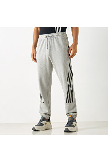 Kappa Striped Detail Joggers with Drawstring Closure and Pockets