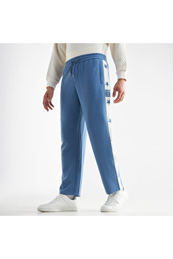 FAV Side Panel Detailed Track Pants with Drawstring Closure and Pockets