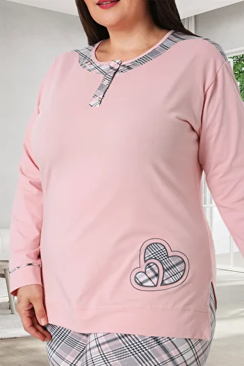 Bella Linda Cotton Plus Size Women's Pajama Set