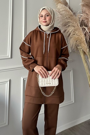 InStyle Σετ κατάδυσης Shepherd's Stitched Bitter Brown