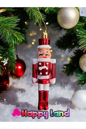 Happyland Nutcracker Lead Soldier 13 cm 1Pc Christmas Tree Tree Ornament