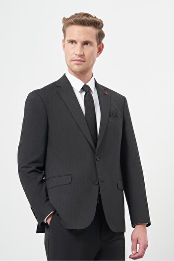 İmza Black Mono Collar 4 Drop Comfort Fit Classic Suit 1001245168