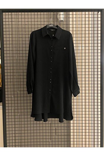 Armine TREND Short Front Long Back Buttoned Shirt Tunic