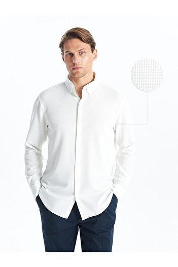LC Waikiki Чоловіча сорочка SOUTHBLUE Slim Fit з довгим рукавом