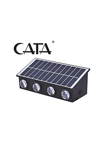Cata CT-8010 solar LED aplik 20W güneş enerjili Ev/Bahçe Şarjlı Dış mekkan aydinlatma 3200K