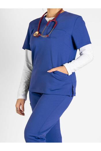 Prof Tea Rose Medical Clothing Scrubs Surgical Suit Doctor Nurse Lycra Hospital Uniform