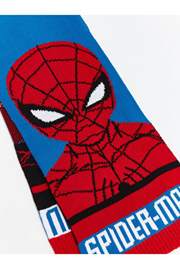 LC Waikiki Σκούρο μπλε κασκόλ Spiderman με τύπωμα για αγόρια