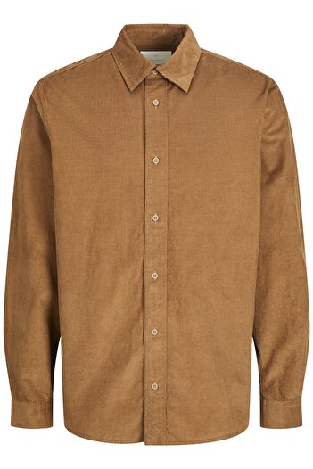 Jack & Jones JPRCCREGENT ΚΟΡΔΟΥΡΟΥ ΜΠΟΥΜΑΛΑΝΤ L/S CINNAMON 12260725