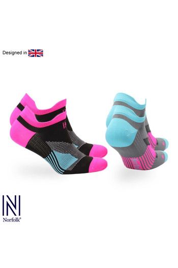 NORFOLK Спортни чорапи за бягане и ходене Thomas Ultra Light Fuchsia - комплект от 2