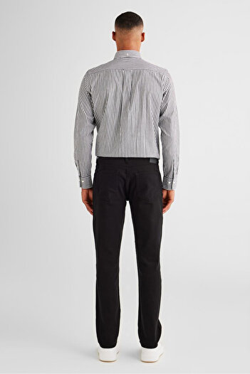 Gant Men's Regular Fit Trousers - Black