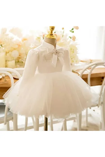 melek golden girl child dress lolita dress princess dress long-sleeved bow wedding ball dress