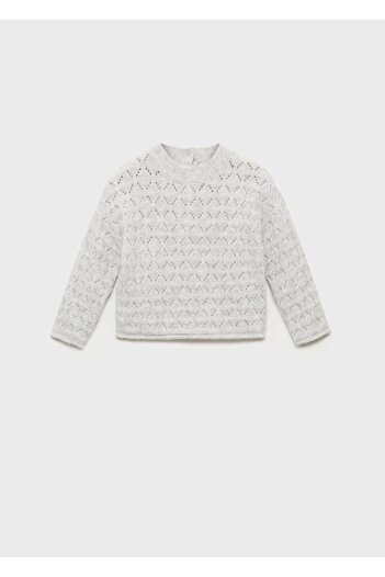 MANGO Baby Openwork Knitted Sweater