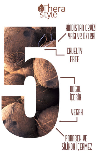 Thera Style Hindistan Cevizi Arındırıcı Vegan Duş Jeli 500ml | Kalıcı Koku Büyük Boy