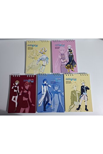 Home Project Sekai Anime Spiral A6 Notebook Set