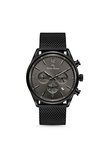 Mats Meier Grand Cornier Chronograph Men's Watch Matte Black Colored Mm00137